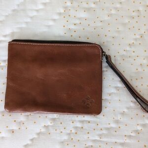 EUC Genuine Leather Wristlet